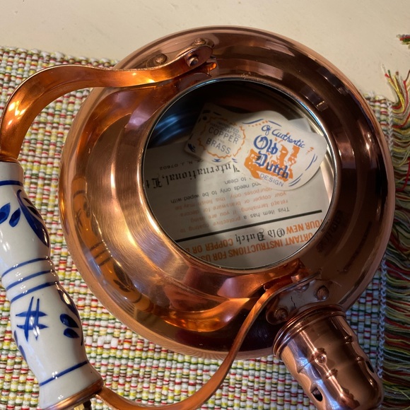 Vintage copper tea kettle - Picture 7 of 8